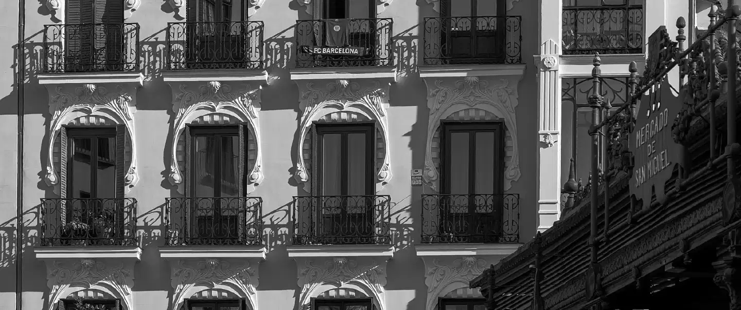 Madrid's Magic in Monochrome
