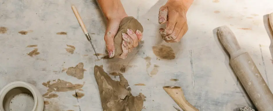 Craft Workshop in Nafplio with clay shaping, komboloi threading and a tasting of Greek spirits.