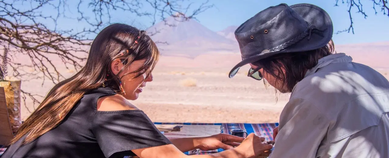 Ceramics Workshop and Pachamama connection in Chile's Atacama Desert near San Pedro de Atacama.