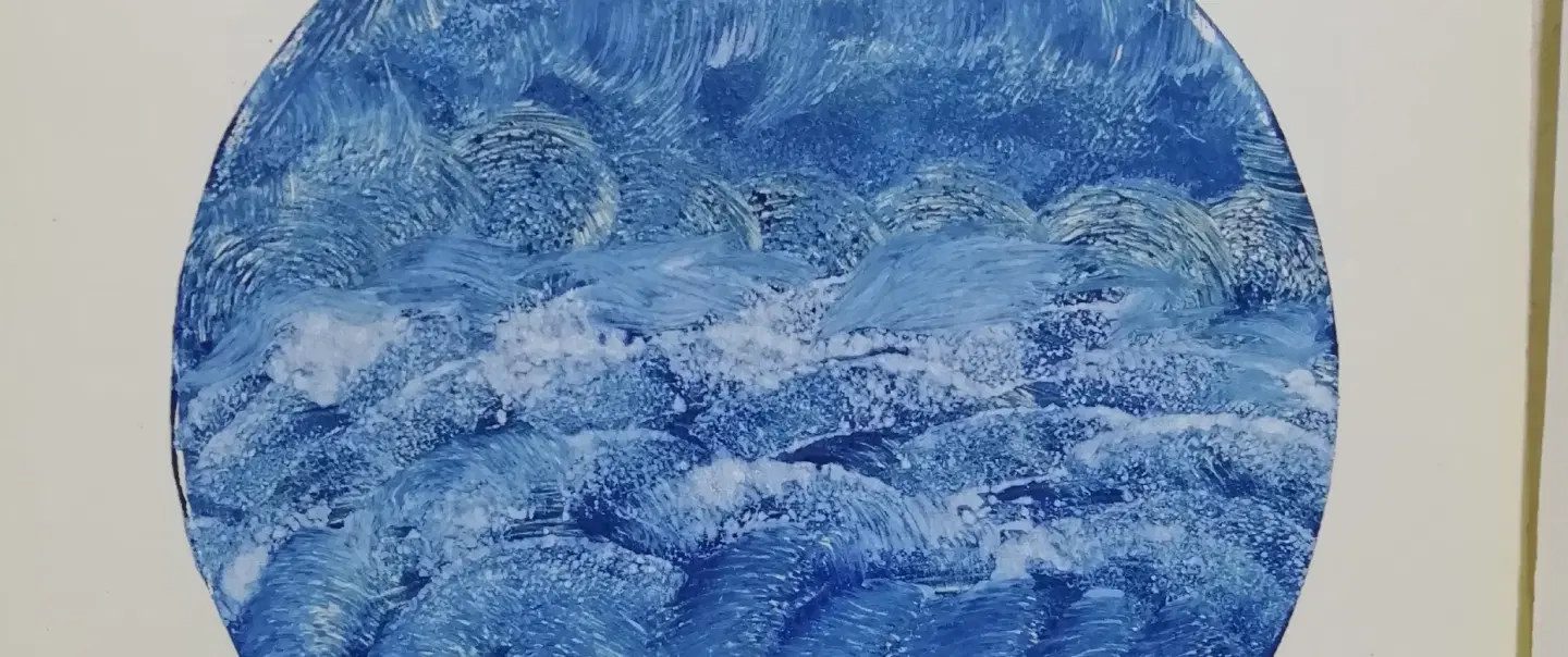Art Workshop in Concón, Chile, artist-led with soy-based monotype printmaking, no experience needed.