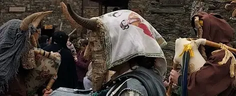 Carnival Experience from Coimbra near Porto to Aigra, Entrudo celebration in a schist village.