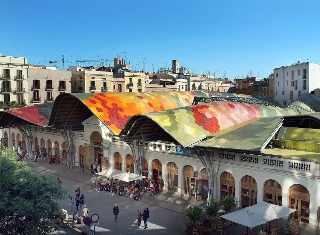 Food Tour in Barcelona through Sant Antoni, La Boqueria, Santa Caterina Markets with El Born lunch.