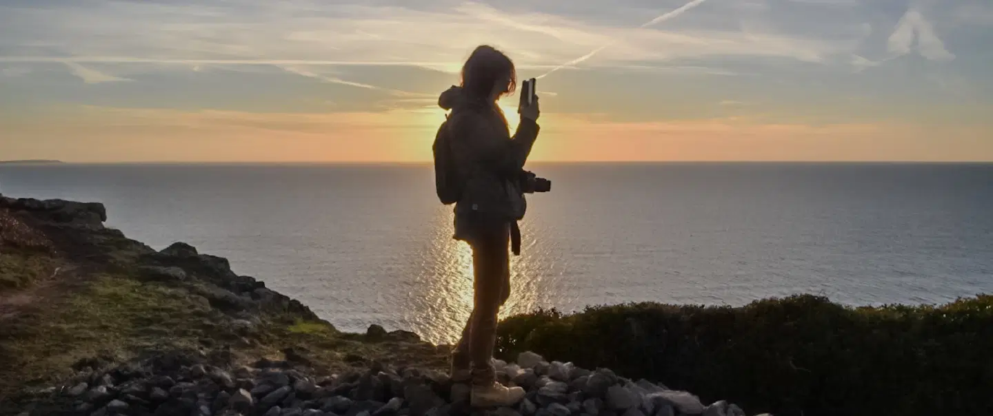 Photo Walk at blue hour to capture the breathtaking landscape of the western coast of Sardinia.