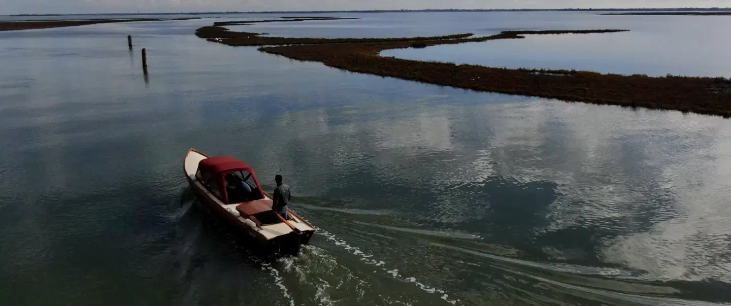 Boat Tour to off-the-beaten-path islands in the lagoon near Venice, celebrating nature and history.