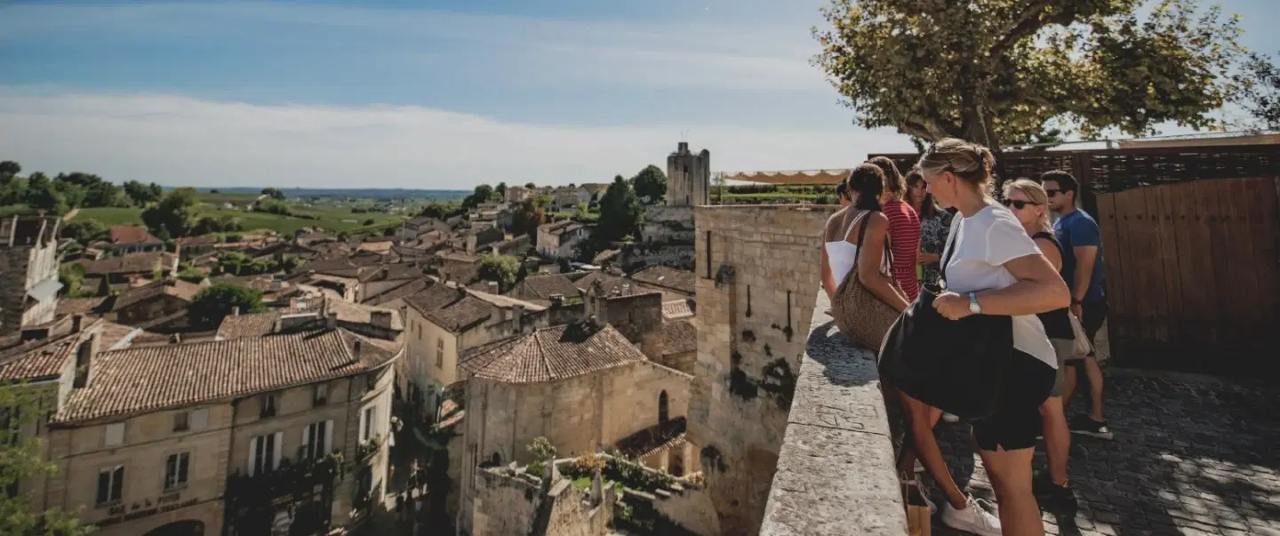 Wine Tour by e-bike from Bordeaux through Saint-Émilion vineyards with picnic lunch & wine tastings.