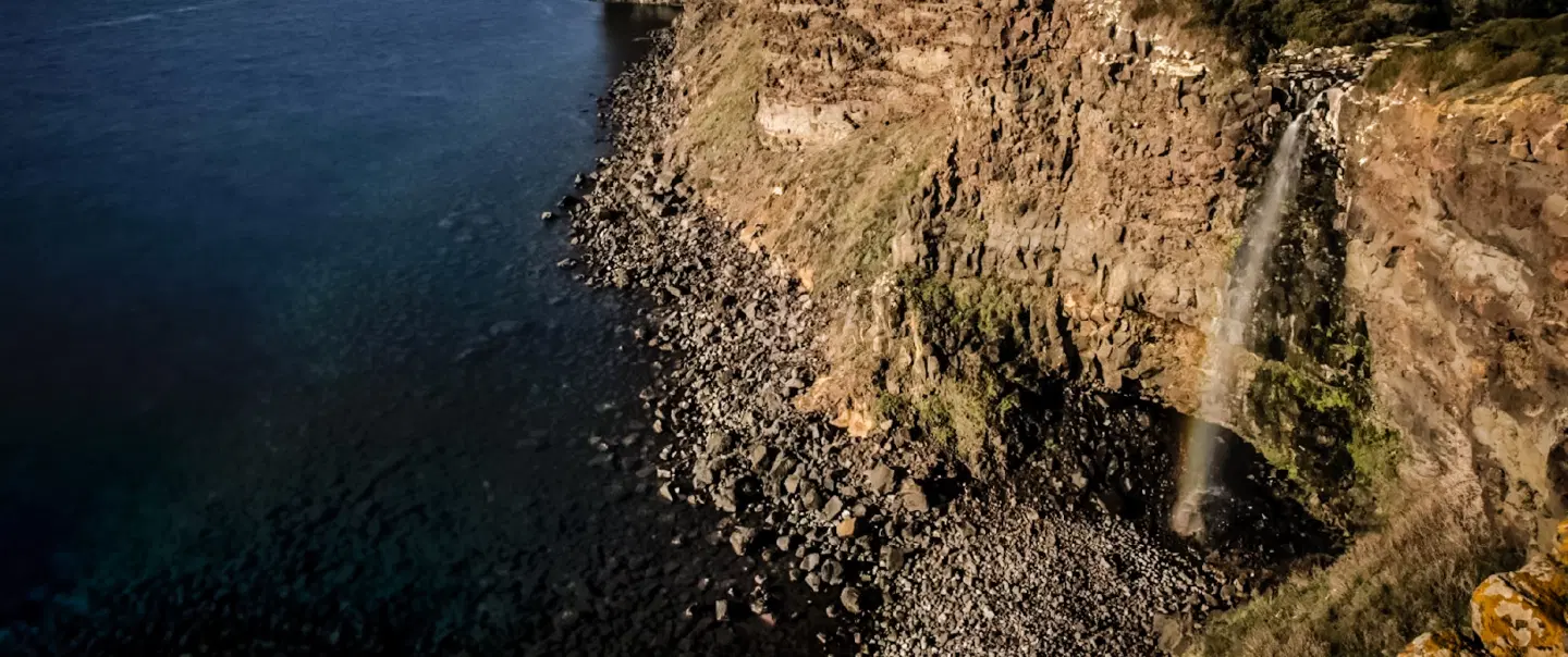 Photo Walk at blue hour to capture the breathtaking landscape of the western coast of Sardinia.