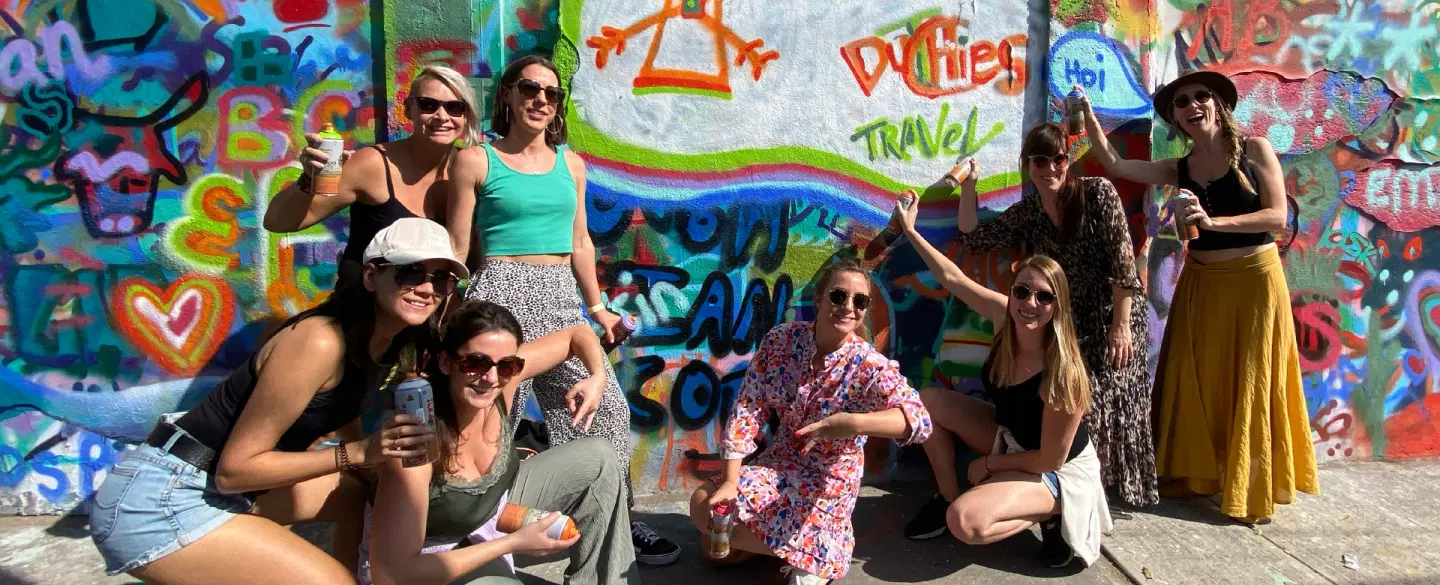 Mexico City private tour of contemporary mural and street art scene - and paint your own masterpiece