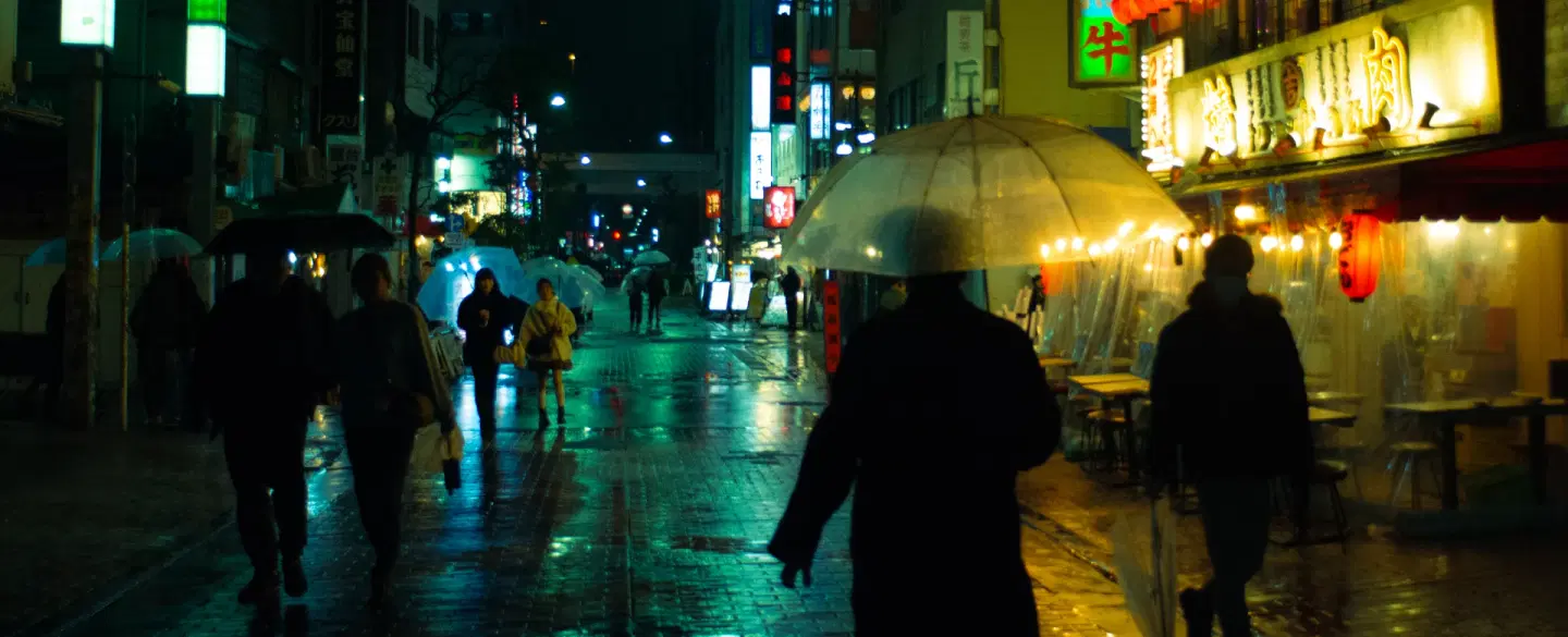 Tokyo night street photography walk through Ueno's back alleys with a documentary photographer.