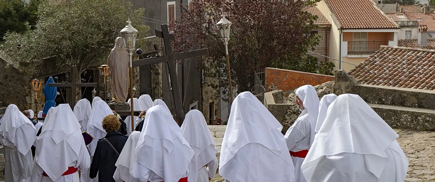 Holy Week Photo Experience in Cuglieri, Sardinia with Good Friday procession and Miserere chant.