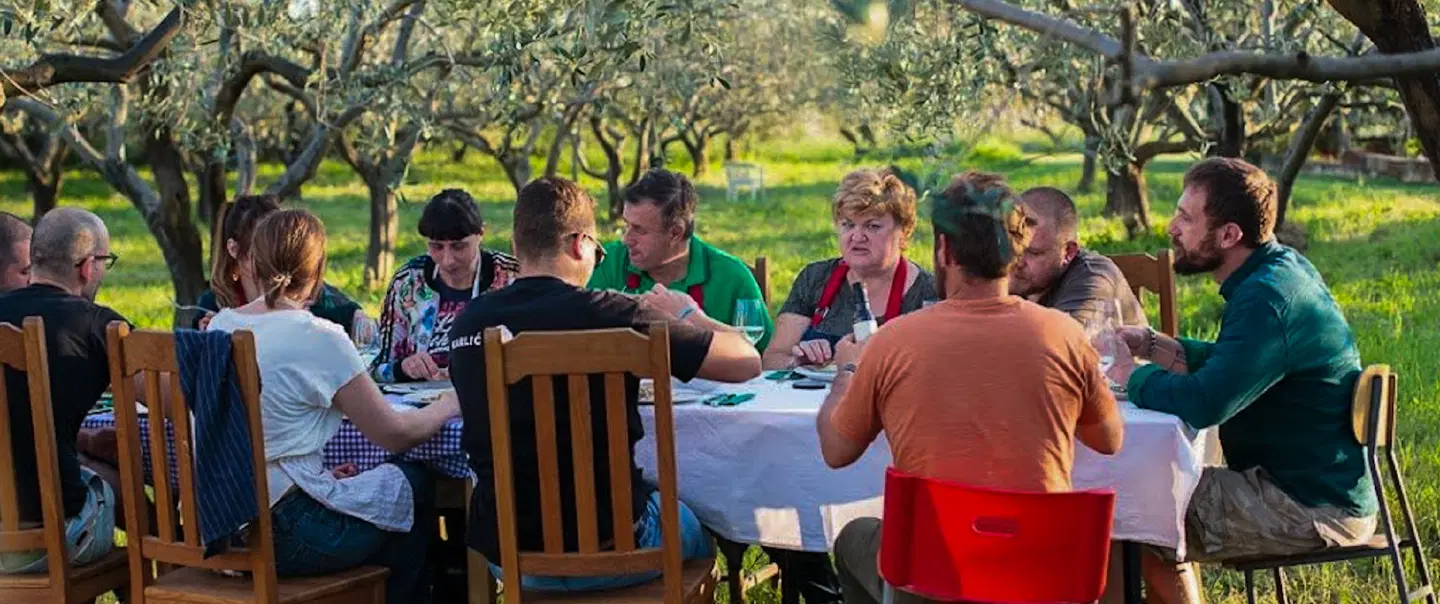 Cooking Class in Istria exploring Pula market, truffle cuisine, Istrian wines, and olive oils.