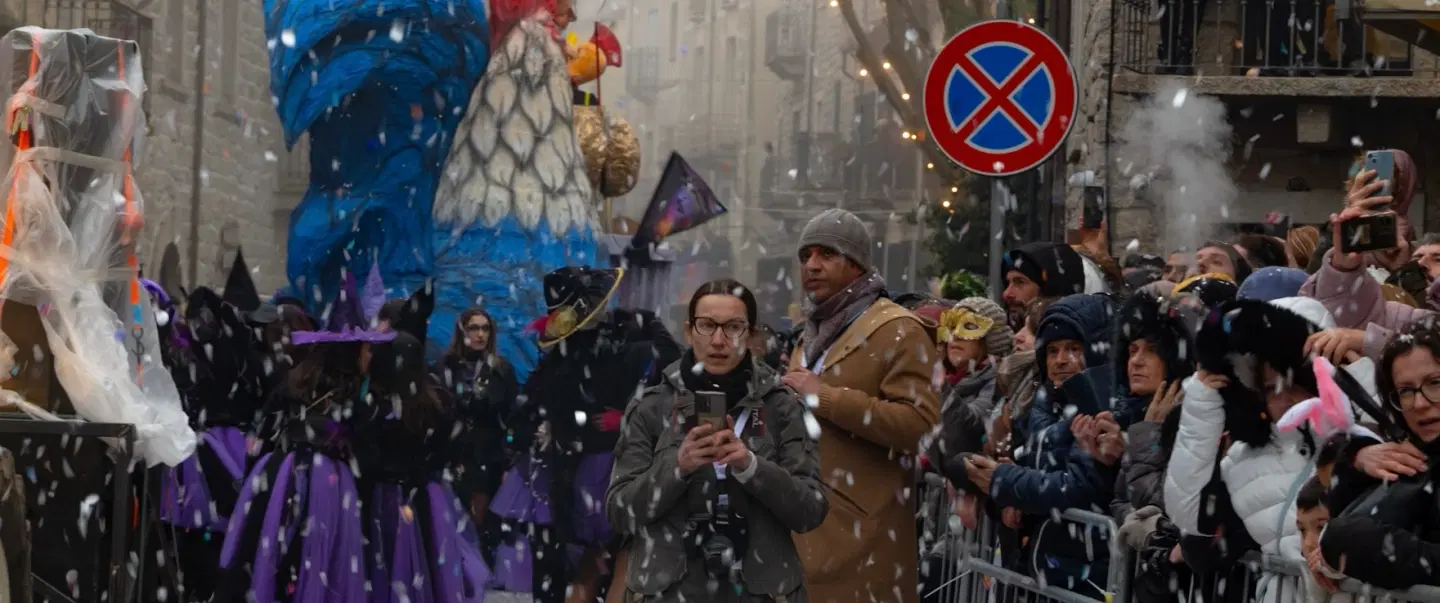 Tempio Pausania Carnival (Carnevale) Photo Tour in Sardinia capturing parade, tradition, dance-offs.