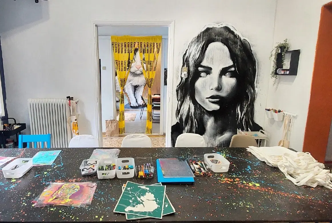Art Tour and Workshop in Athens exploring street art and creating your own graffiti to take home.