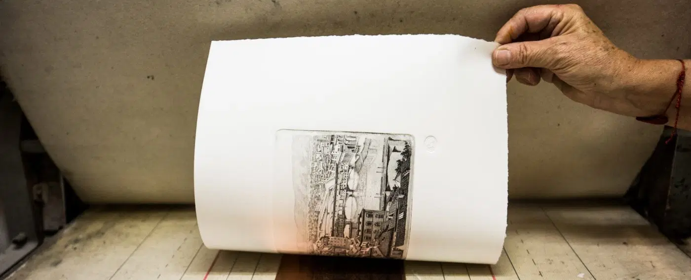 Craft Experience in Florence exploring Oltrarno etching & printmaking with traditional artisans.