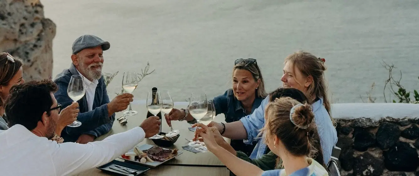 Cultural Tour in Santorini with a visit to Akrotiri's ruins, Megalochori village & winery tasting.