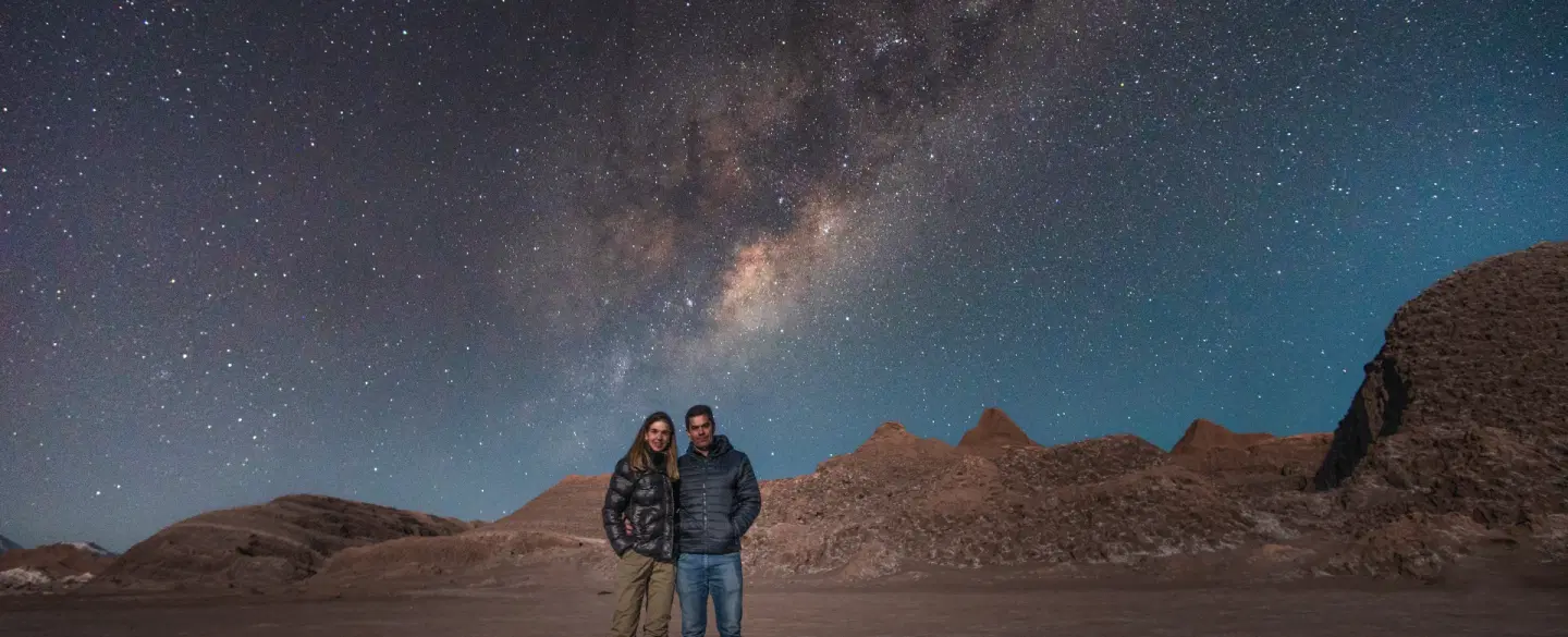 Stargazing Tour in San Pedro de Atacama with sunset, smart telescope, local wine and star portraits.