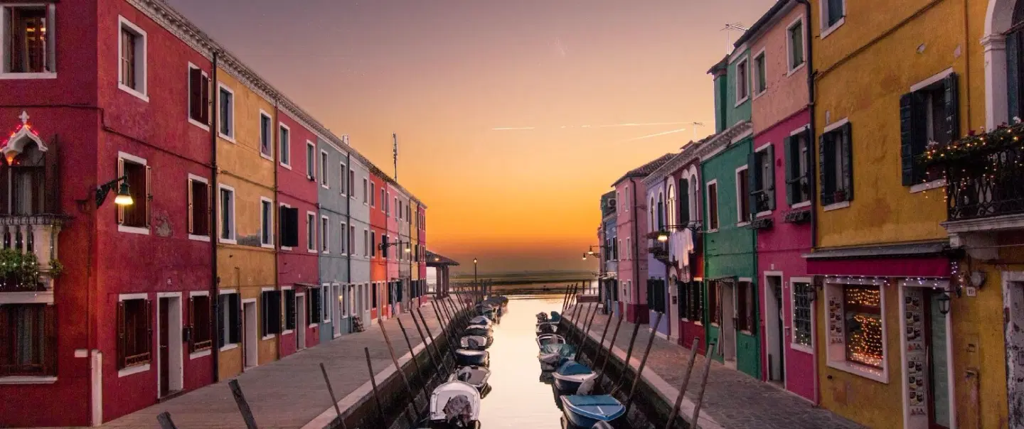 Photo Tour in Venice, cruising the lagoon to Burano, Torcello, and San Francesco del Deserto.