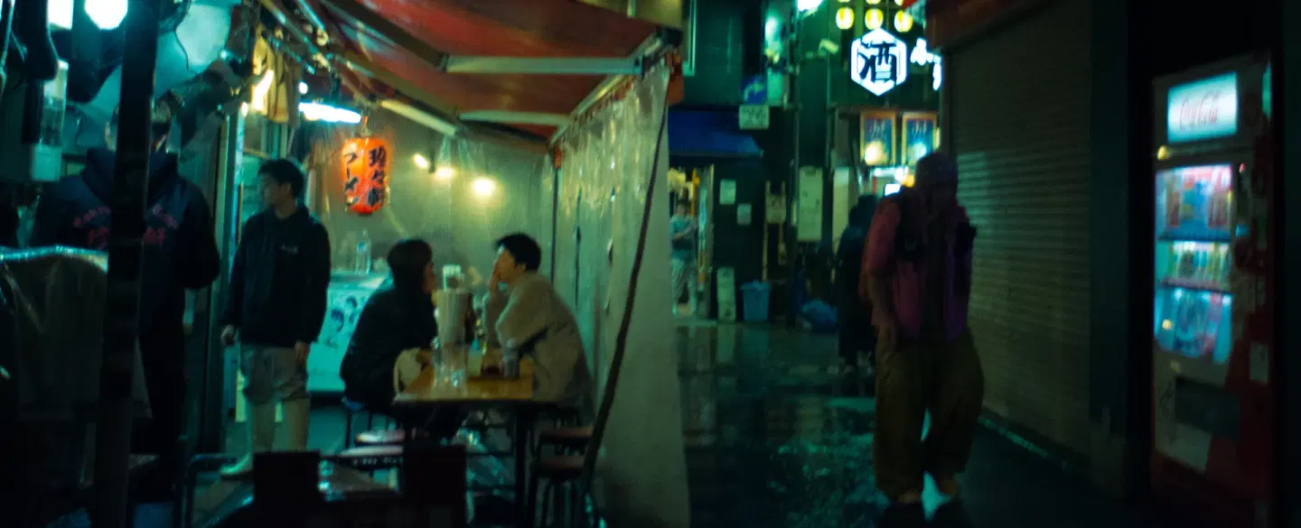 Tokyo night street photography walk through Ueno's back alleys with a documentary photographer.