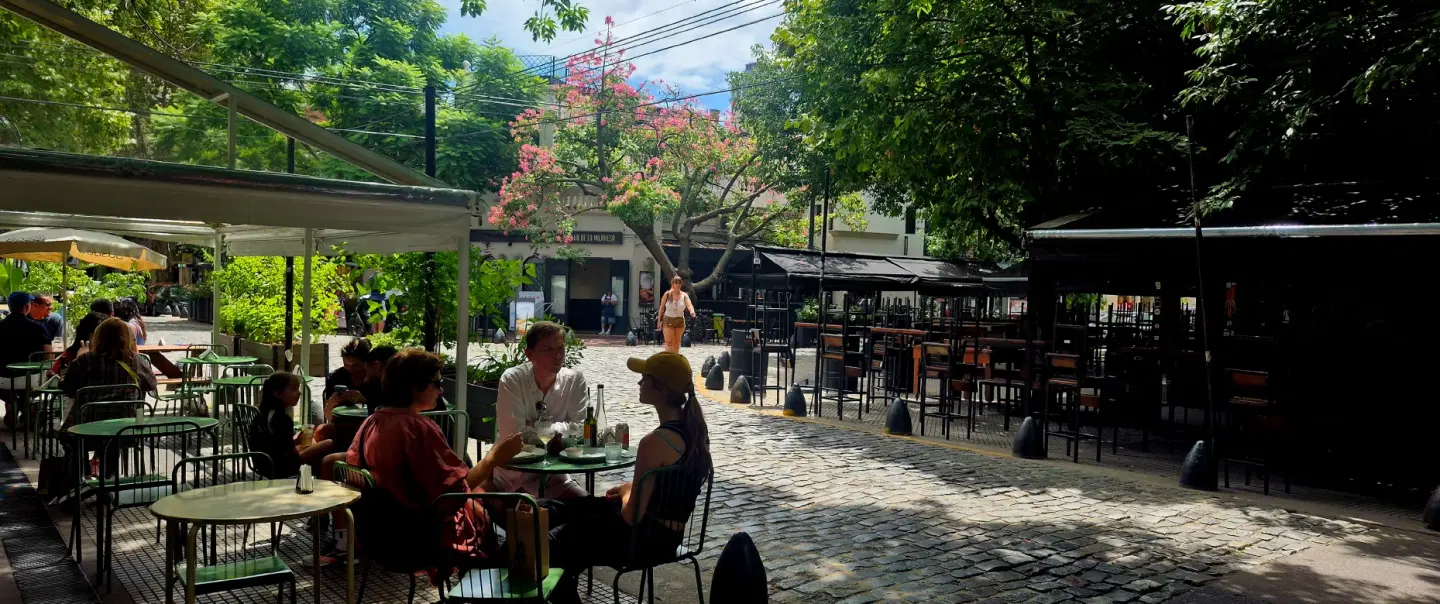 Food Tour of Palermo Soho, Buenos Aires, tasting empanadas, asado, choripan, & Argentine must-eats.