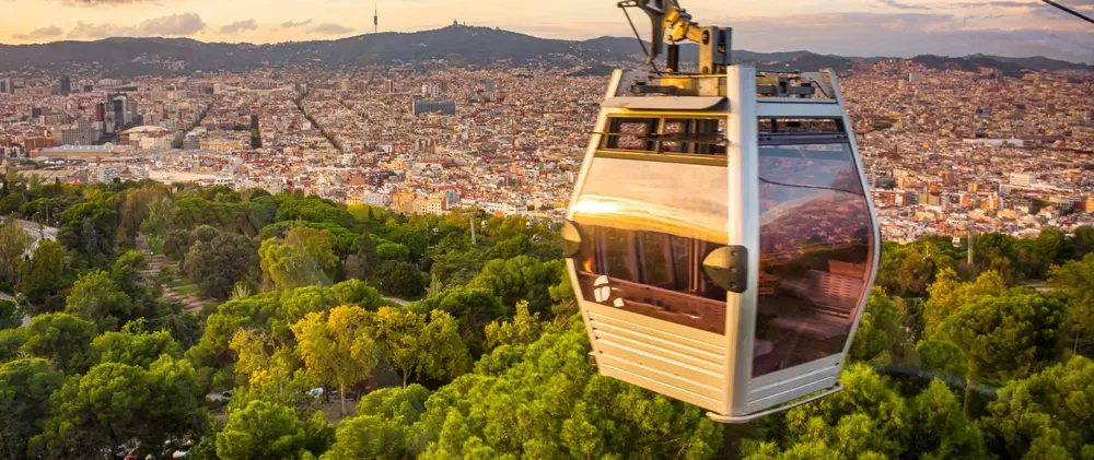 Montjuïc Walking Tour in Barcelona: cable car, castle, gardens, Olympic sites, local legends, views.