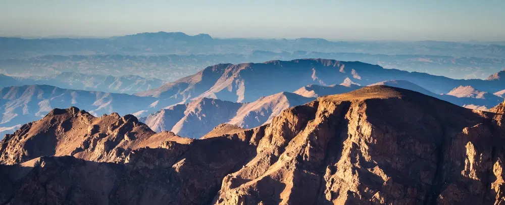 Hiking Trek to summit Mount Toubkal with two nights' stay in the Atlas Mountains, near Marrakesh.