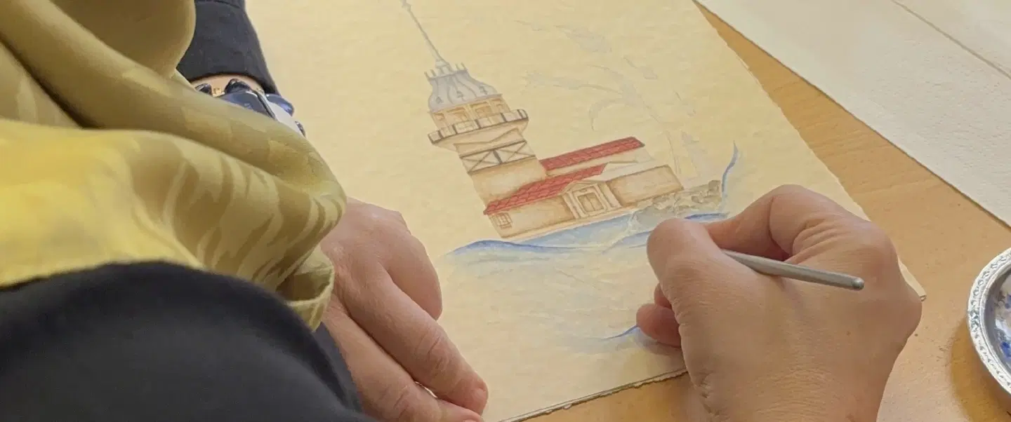 Miniature Painting Workshop in Istanbul: Ottoman art, traditional techniques, and expert guidance.