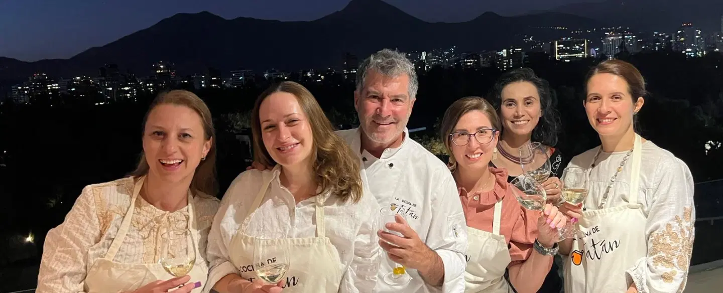 Food & Cooking Tour in Santiago, Chile: markets, seafood cocktail, gourmet home cooking in El Golf.