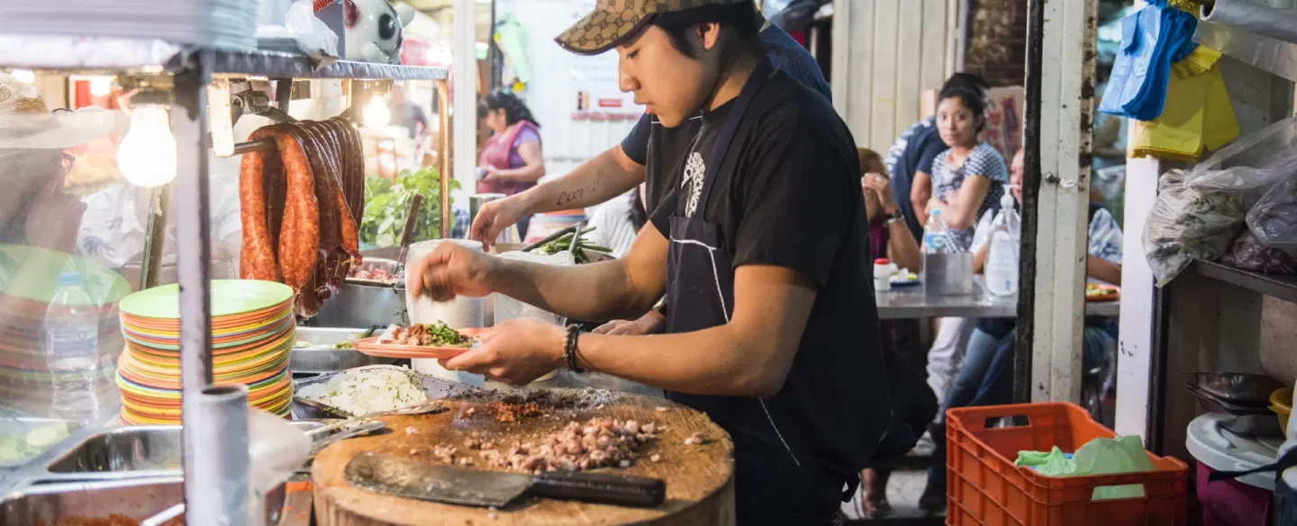 Food Tour in Mexico City, a one-of-a-kind experience through the colorful and chaotic Merced Market.