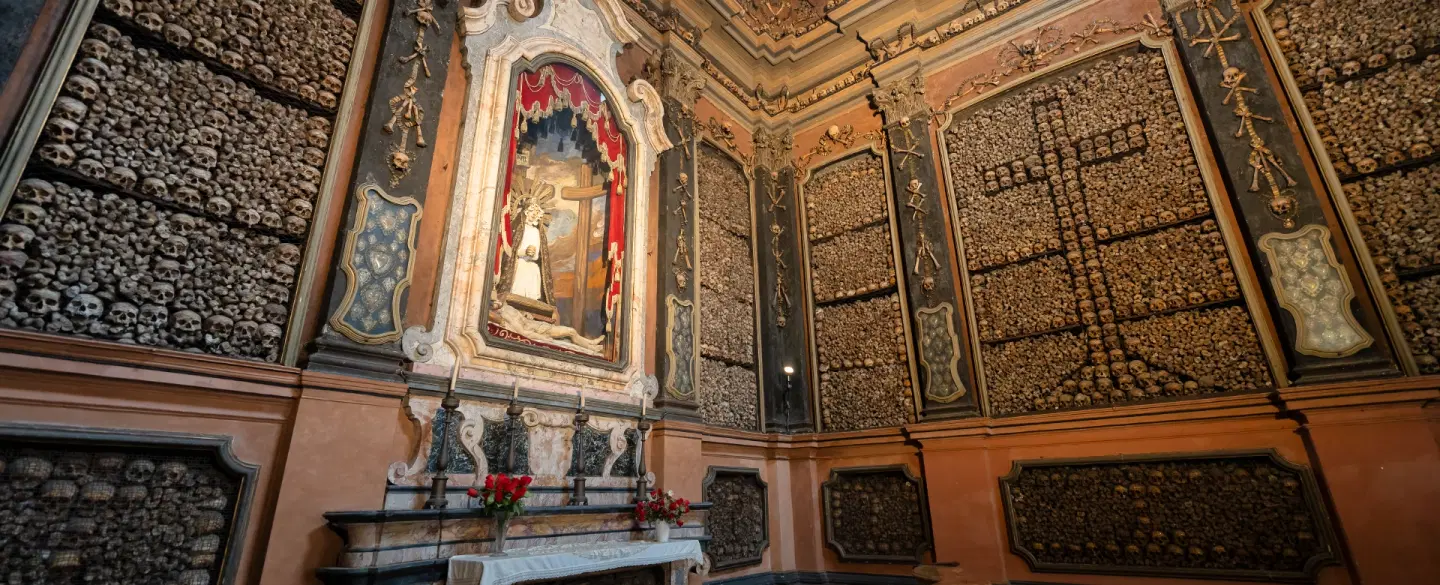 Walking Tour in Milan: explore San Bernardino Ossuary Chapel & the city’s mystical-medical history.