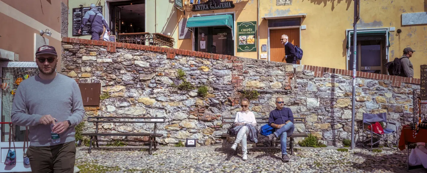 Photo Walk exploring the waterfront and the colorful Boccadasse in Genoa, as a day trip from Milan.