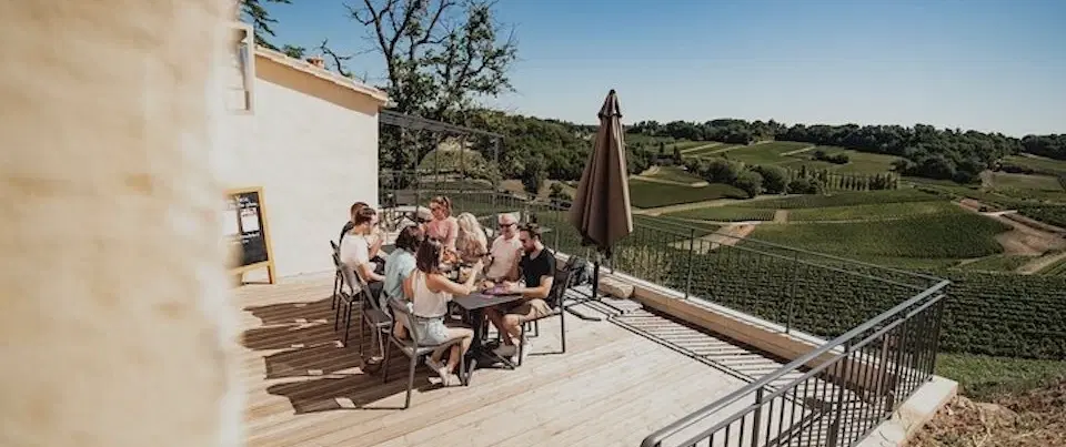 Wine Tour by e-bike from Bordeaux through Saint-Émilion vineyards with picnic lunch & wine tastings.
