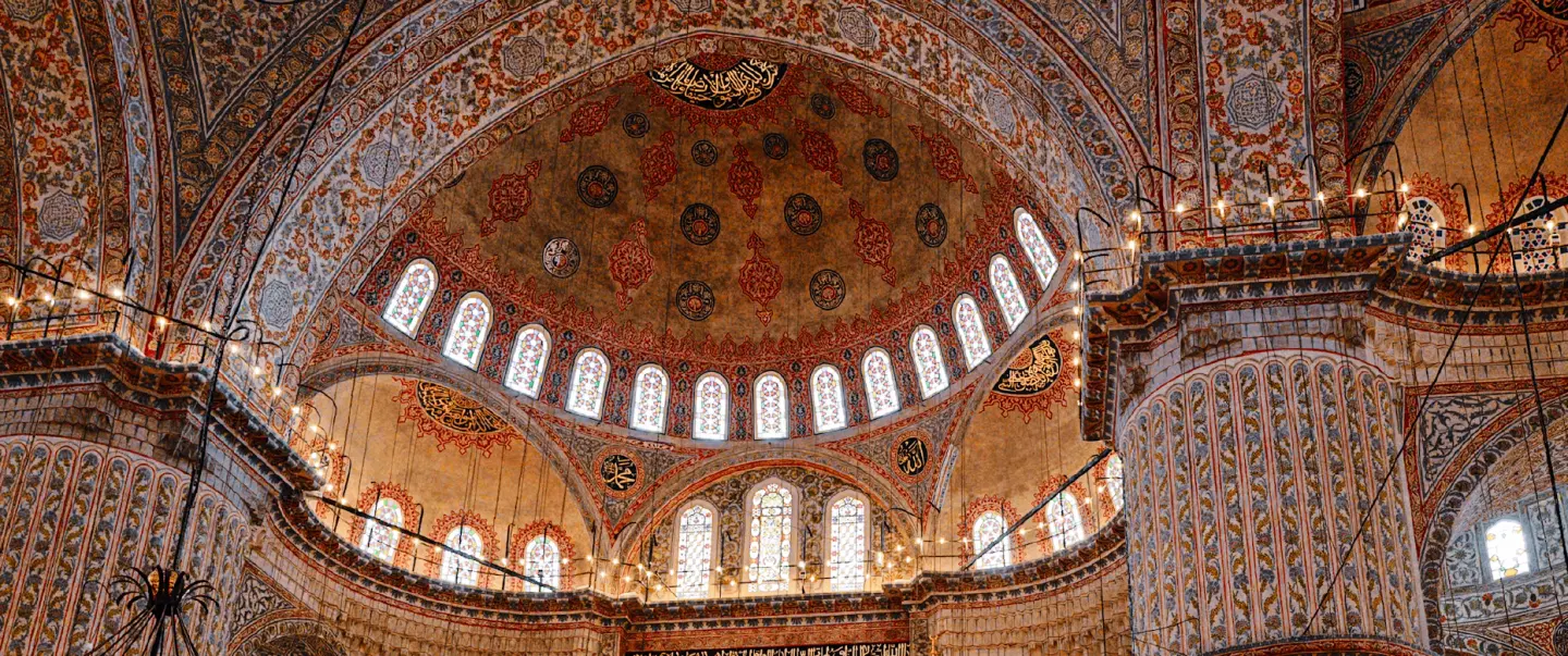 Walking Tour in Istanbul of Ottoman highlights: Topkapı Palace, Blue Mosque, art and heritage.