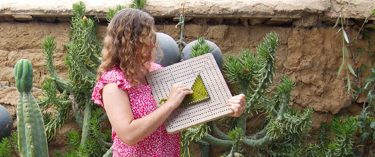 Weaving Workshop and Museum Tour in Santiago, Chile, exploring Pre-Columbian and modern textile art.