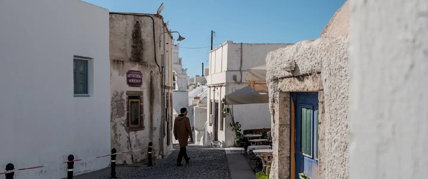Cultural Tour in Santorini with a visit to Akrotiri's ruins, Megalochori village & winery tasting.