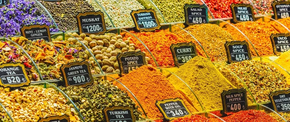 Walking Tour in Istanbul: Grand Bazaar & Spice Market, Ottoman-era commerce, crafts, and spices.