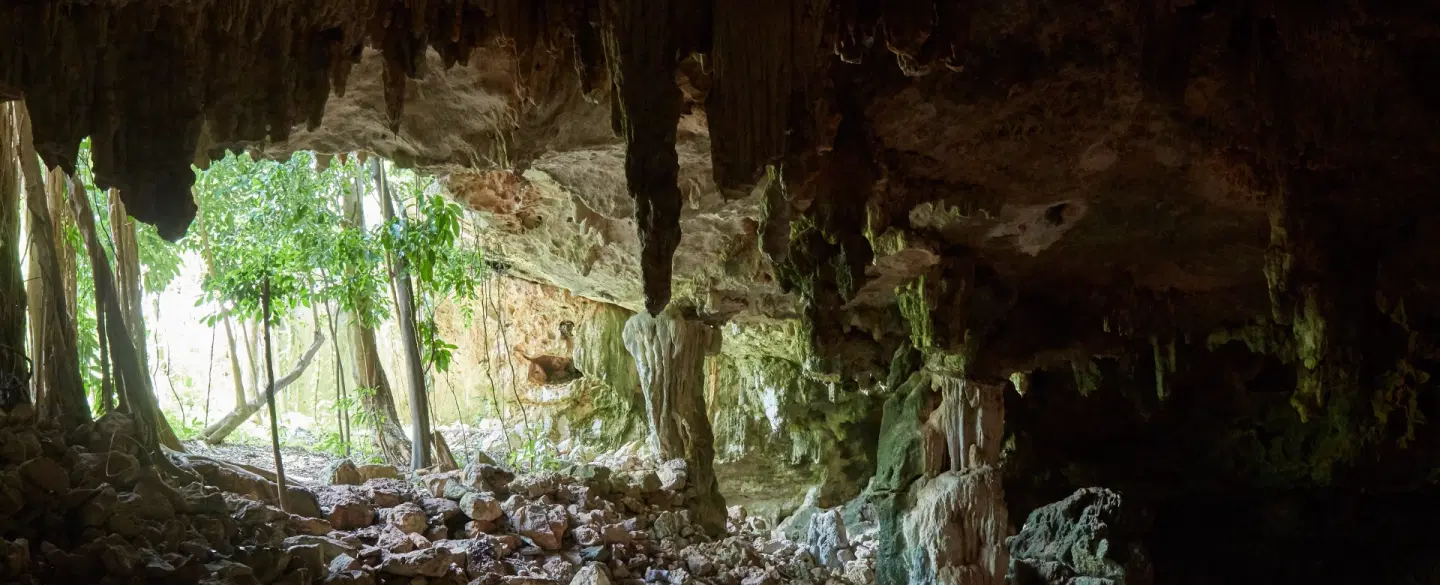 Day Trip from Mérida to Oxkintok & cenotes exploring Maya caves and heritage with an archaeologist.