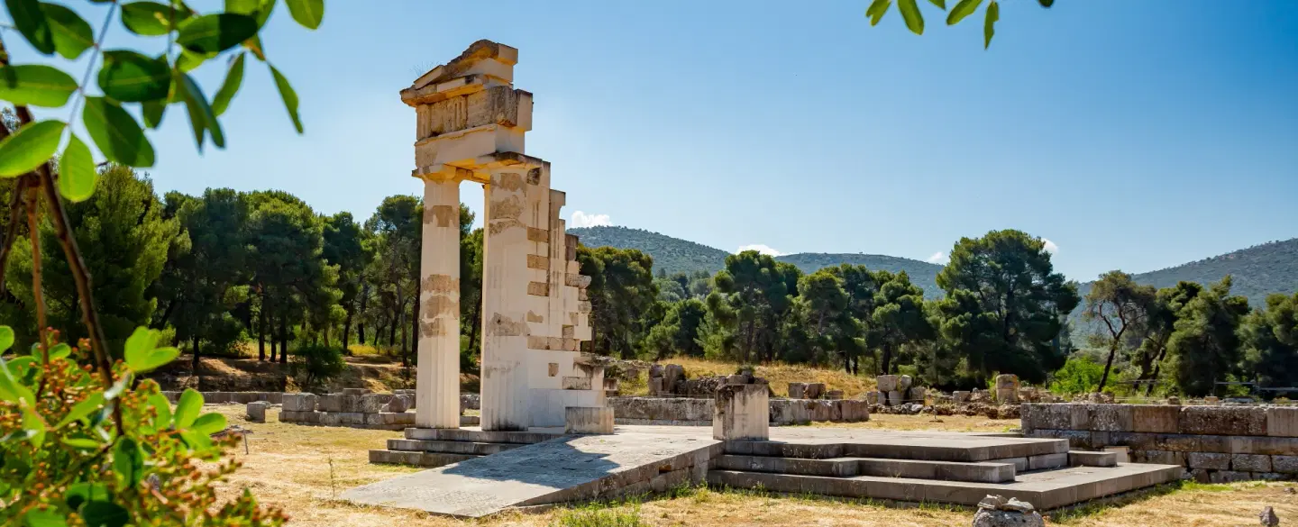 History Tour to Epidaurus from Nafplio or Athens, exploring sacred healing and theatrical spaces.