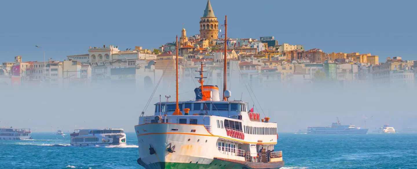 Food Tour in Istanbul from Europe to Asia: Turkish breakfast, street eats, ferry ride, markets.