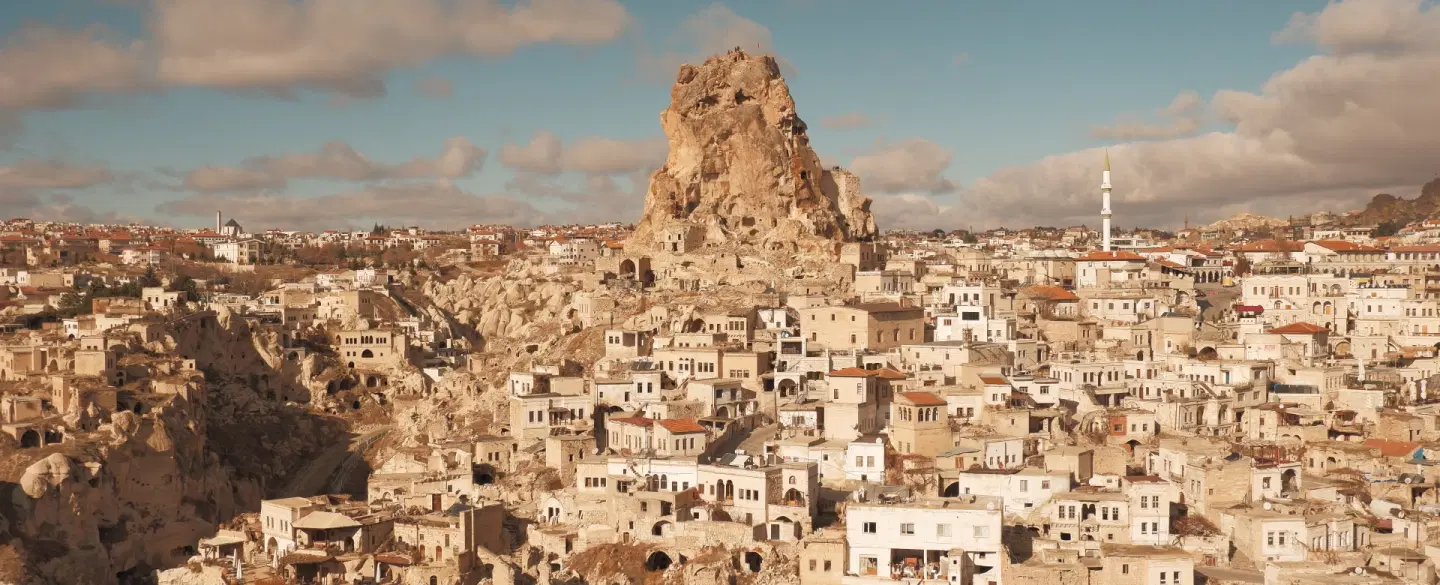 Day Trip in Cappadocia: Göreme, Uçhisar Castle, Kaymaklı underground city, Paşabağ fairy chimneys.
