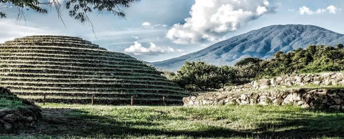 Day Trip from Guadalajara exploring Guachimontones archaeology, Tequila Volcano and obsidian craft.