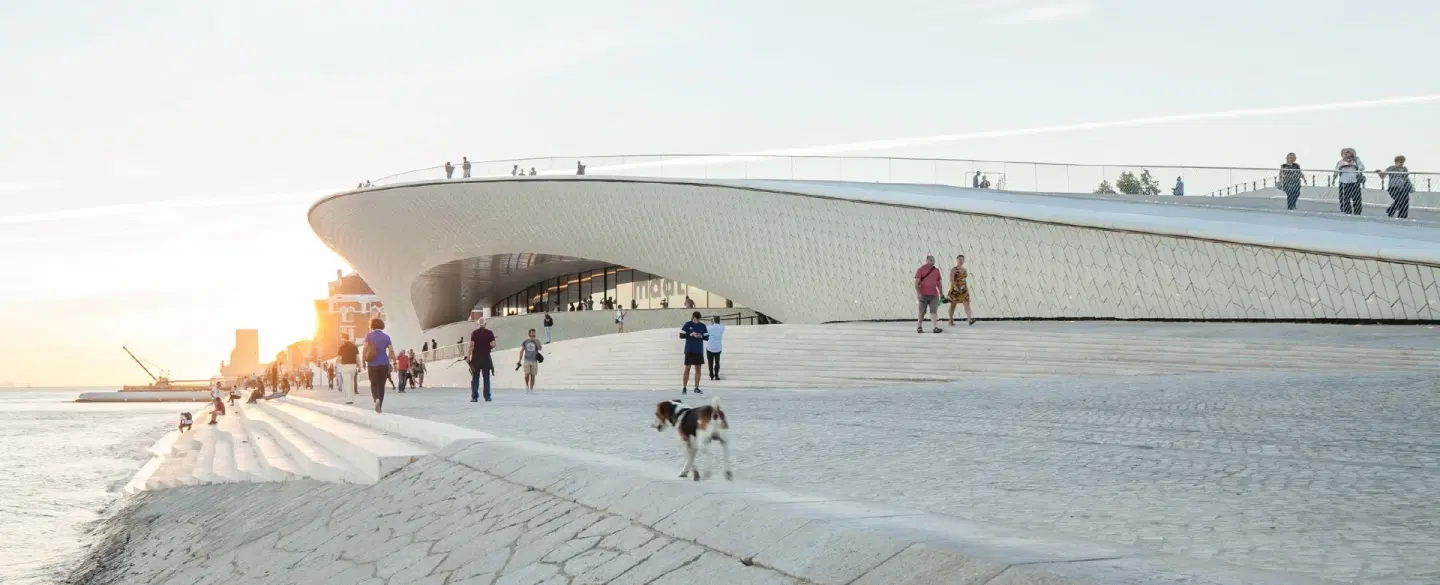 Architecture Tour of Lisbon’s riverfront from the city center to Belém around contemporary designs.