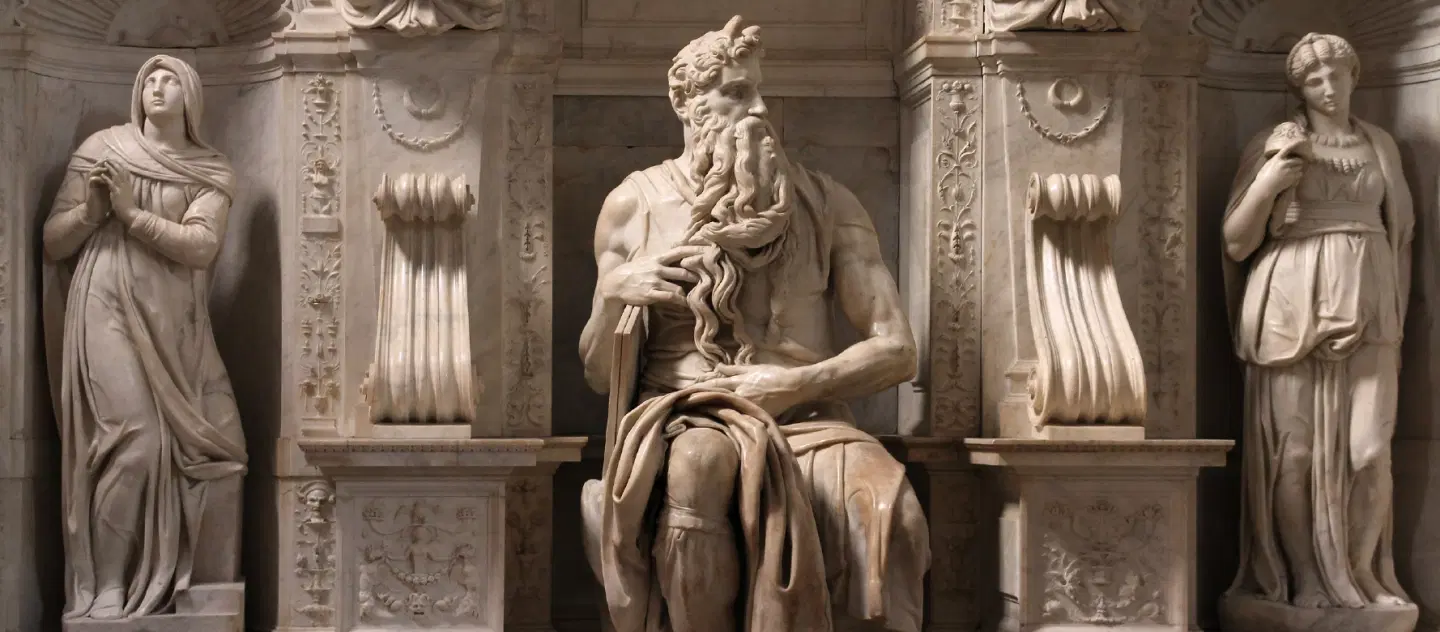 Art Walk in Rome discovering Michelangelo’s masterpieces while walking or running through the city.