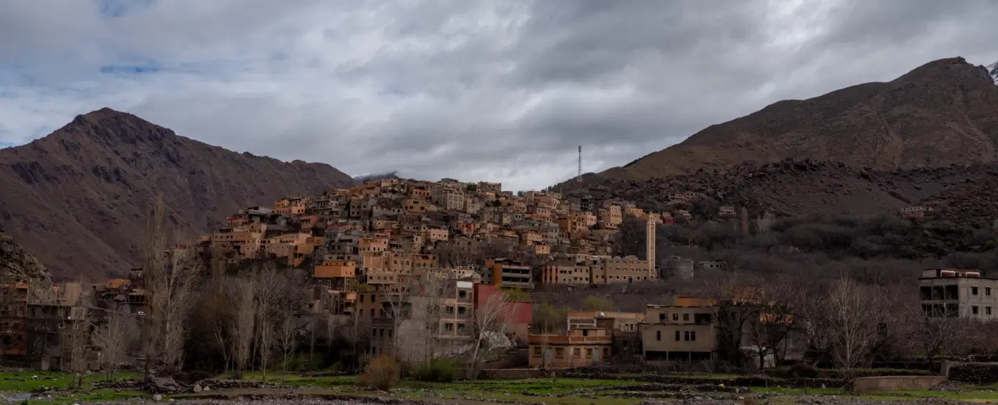 Hiking Trek to summit Mount Toubkal with two nights' stay in the Atlas Mountains, near Marrakesh.