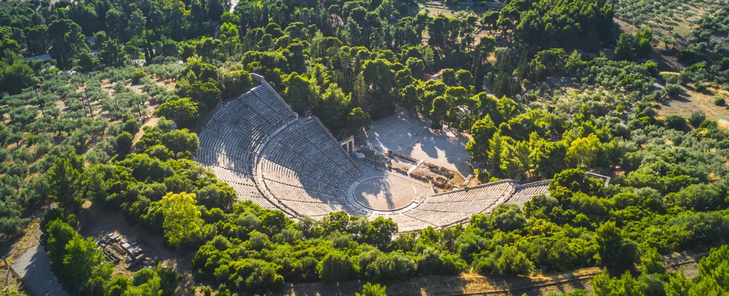 History Tour to Epidaurus from Nafplio or Athens, exploring sacred healing and theatrical spaces.