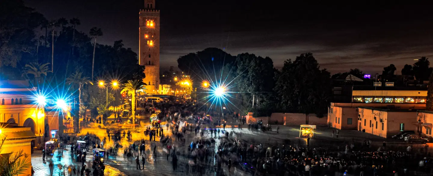Storytelling Walking Tour in Marrakesh: Rooftop tales of curses, trade & history above the medina.