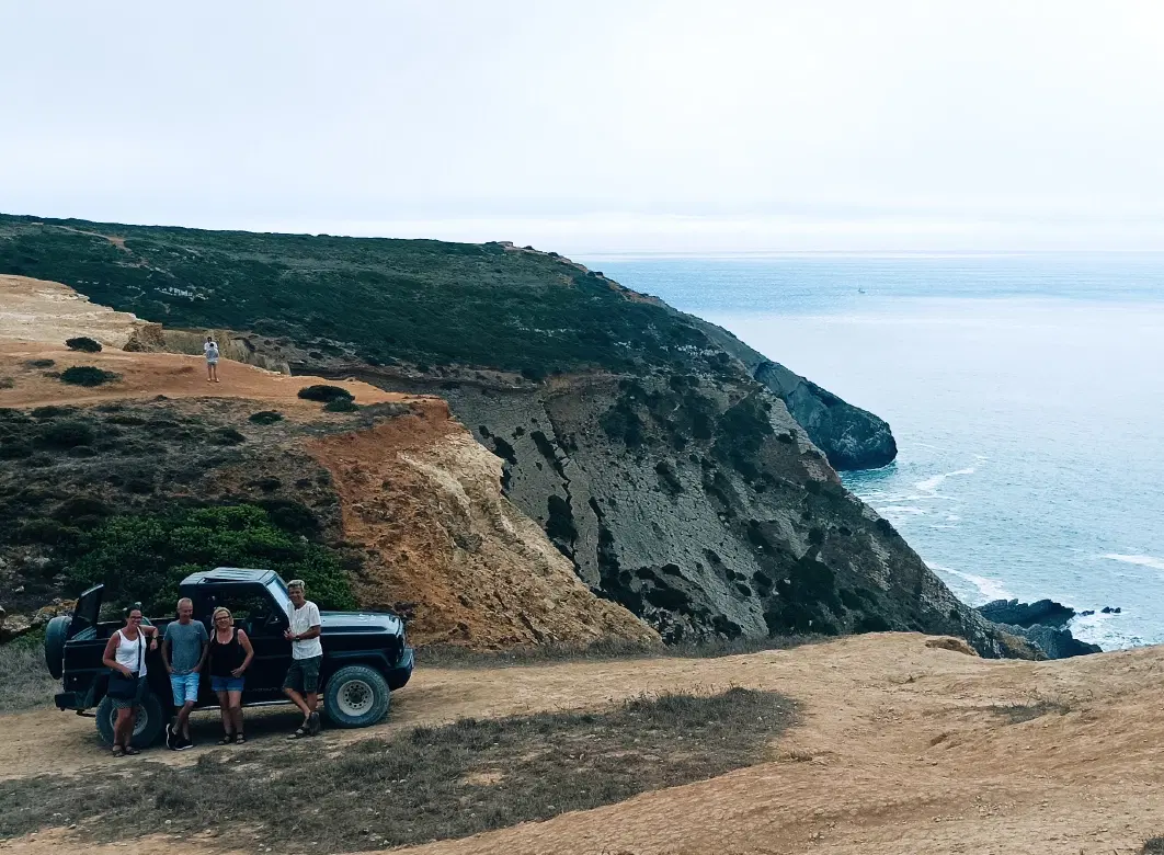 Day Trip Setúbal from Lisbon to Cabo Espichel in Arrábida with dinosaur cliffs, beaches, and hike.