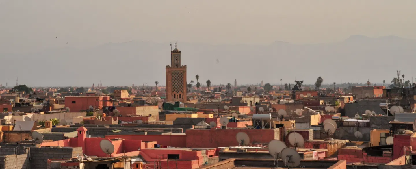 Storytelling Walking Tour in Marrakesh: Rooftop tales of curses, trade & history above the medina.