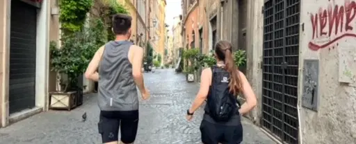 Running Tour in Rome at dawn: Jog past Spanish Steps, Trevi Fountain, Pantheon & Piazza Navona.