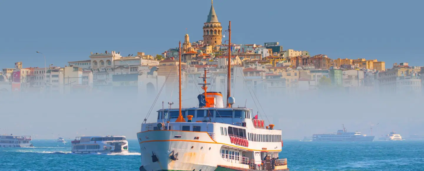 Walking Tour of Fener-Balat, Istanbul with ferry ride, art studios, heritage sites, and food stops.