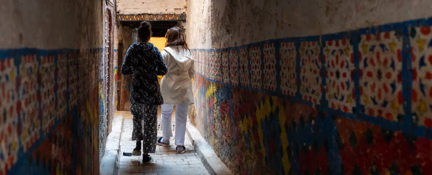 Cultural Workshop in Fes: Exchange skills with locals, support real projects & share tea or a meal.