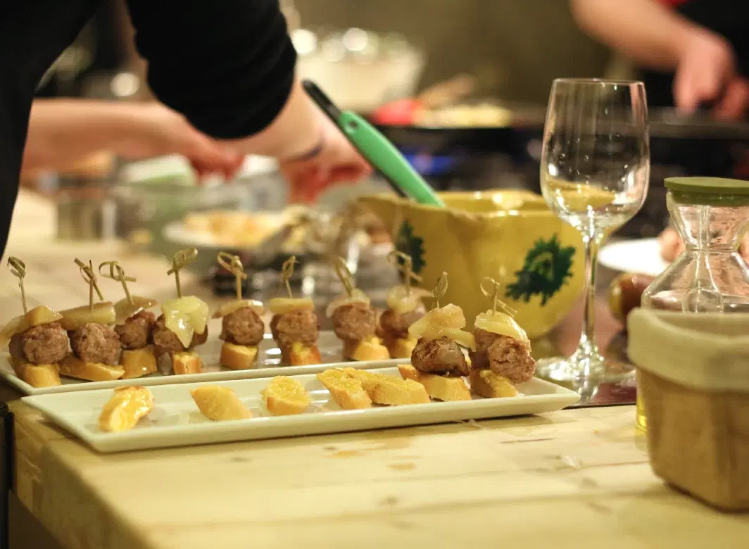 Cooking Workshop in Barcelona with chef-led tapas class, Santa Caterina Market tour and tastings.